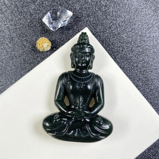 水青吊坠-精雕无量佛 商品图0