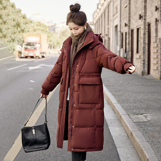 冬季新款，潮流长款白鸭绒羽绒服HR-BBL23029 商品图9