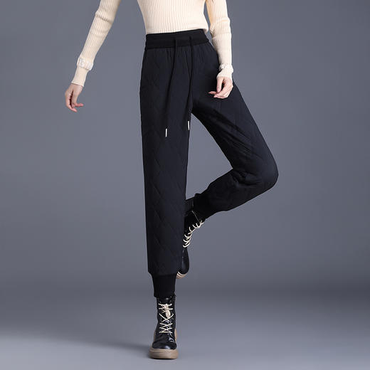 MYX-KDFY-82162-Y羊毛小脚裤冬季时尚新款女装厚款哈伦裤小脚靴裤长裤子 商品图1