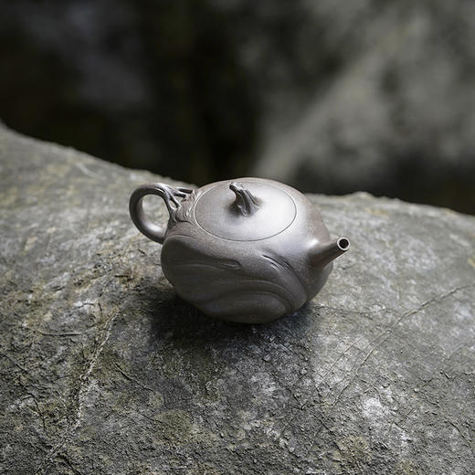 龙德堂陶艺 徐飞制 《迴璇》原矿青段 320cc 库存请咨询客服 商品图4