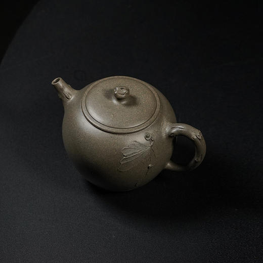 龙德堂陶艺 徐飞制 《圣杏》原矿芭蕉青 340cc 库存请咨询客服 商品图2