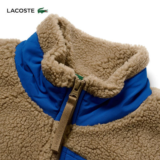 【海南专供价】Lacoste法国鳄鱼男装新款时尚拼色宽松休闲保暖外套BH6280-98 商品图2