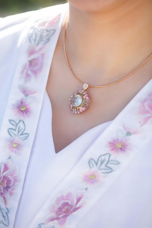 【缤纷】白蛋戒坠两用   GZ12208013 商品图13