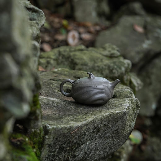 龙德堂陶艺 徐飞制 《迴璇》原矿青段 320cc 库存请咨询客服 商品图1