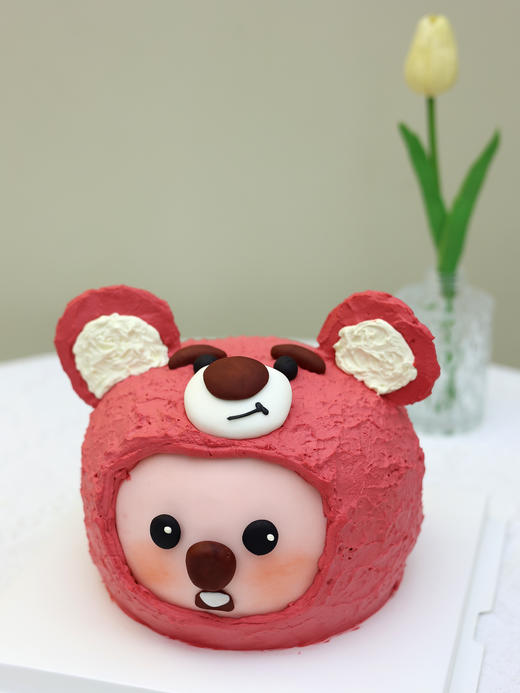 6寸立体草莓熊 商品图0