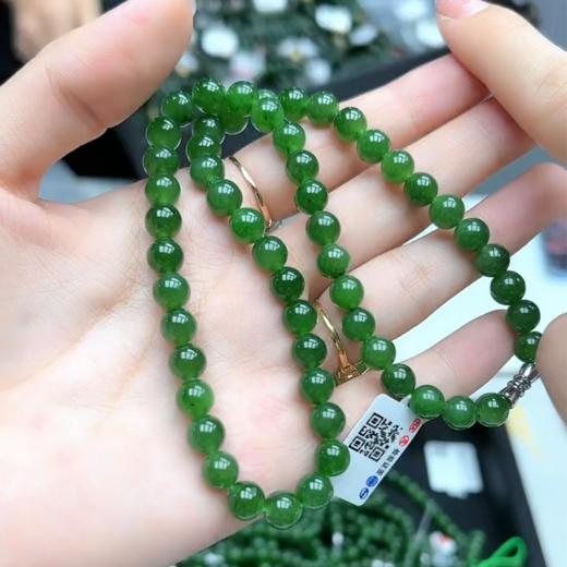 碧玉妈妈链-猕猴桃圆珠 商品图0