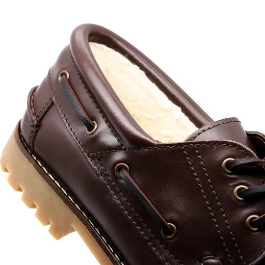 限时特价——葡萄牙原产男士温暖舒适棉内衬休闲皮鞋一脚蹬KILIMANJARO乞力马扎罗-酒红色 商品图9