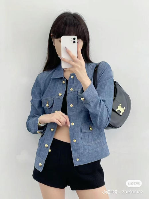 Celine全皮腋下包-黑色 商品图3