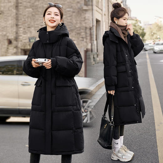 冬季新款，潮流长款白鸭绒羽绒服HR-BBL23029 商品图2
