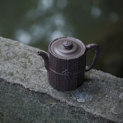 龙德堂陶艺 徐飞制 《子曰》本山青段 280cc 库存请咨询客服 商品图1