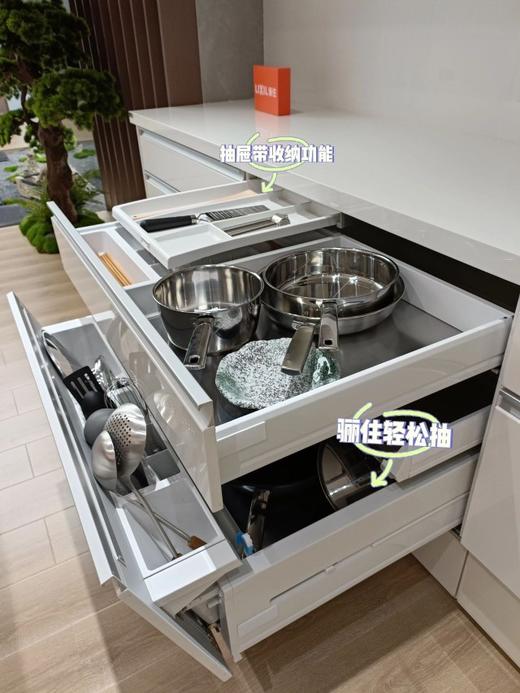 日本进口水槽下柜轻松抽踢脚抽900轻松抽调理台用柜体LIXIL骊住倾斜40° 商品图7