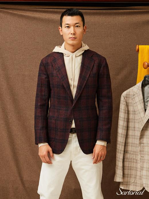 Dalmo 米色羊绒帽衫 商品图3