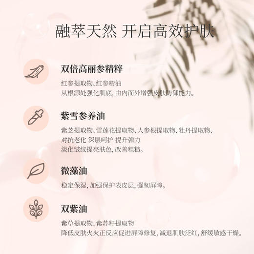 双倍红参紫雪参养精华油护肤油30ml舒缓提亮除皱保湿滋润抗老紧致 商品图3