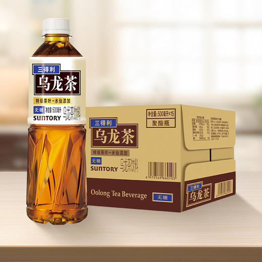 SUNTORY/三得利 乌龙茶 茶饮料 整箱 500ml*15瓶 无糖 0脂 口感清爽 整箱 包邮 商品图0