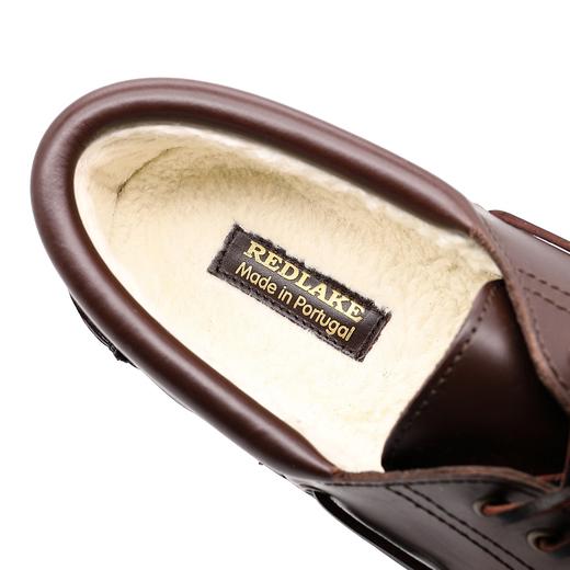 限时特价——葡萄牙原产男士温暖舒适棉内衬休闲皮鞋一脚蹬KILIMANJARO乞力马扎罗-酒红色 商品图10