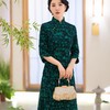 碎花连衣裙长袖女中高贵气质旗袍SYG-713 商品缩略图4