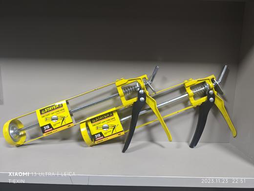 加厚型玻璃胶枪打胶枪双柱玻璃胶枪双杆压胶枪堵缝专用枪手动胶枪软压胶枪 商品图0