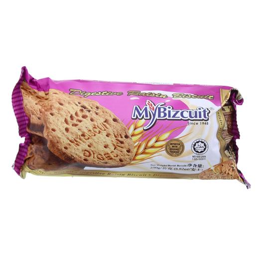 麦比客 葡萄干味消化饼干 250g/袋 商品图1