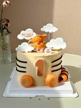 周岁老虎蛋糕
