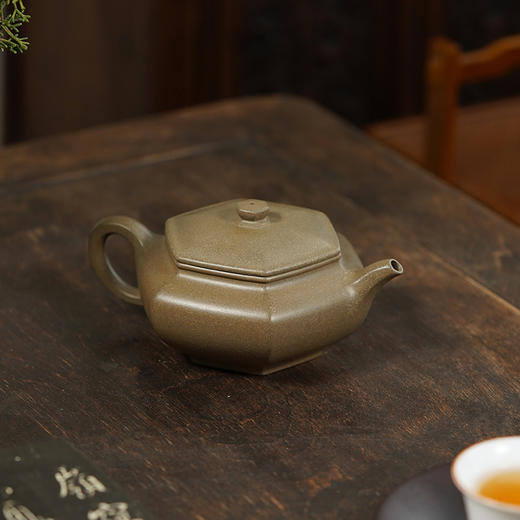 龙德堂陶艺 徐飞制 《诚石》原矿青段 240cc 库存请咨询客服 商品图3