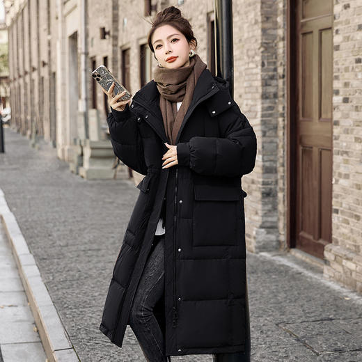 冬季新款，潮流长款白鸭绒羽绒服HR-BBL23029 商品图5