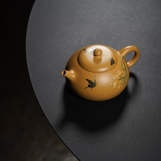 龙德堂陶艺 范泽锋设计 汤宣武制 《秋亭忘忧》原矿黄金段 230cc 库存请咨询客服 商品图1
