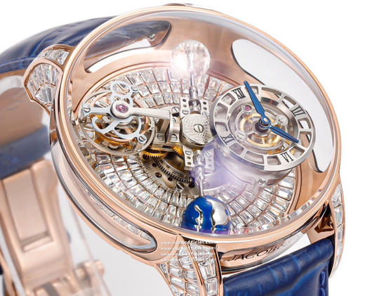 NOOB新品🔥令人赞叹的一体陀飞轮机芯【Jacob&Co. 杰克宝】天体系列双轴陀飞轮腕表颠覆日常，挑战不可能，制表先锋经多年研发攻关，天体双轴陀飞轮机芯成功问世 商品图12