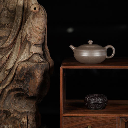 龙德堂陶艺 汤宣武制《祥和》原矿青段 270cc 库存请咨询客服 商品图0