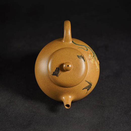 龙德堂陶艺 范泽锋设计 汤宣武制 《秋亭忘忧》原矿黄金段 230cc 库存请咨询客服 商品图2