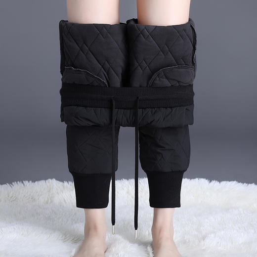 MYX-KDFY-82162-Y羊毛小脚裤冬季时尚新款女装厚款哈伦裤小脚靴裤长裤子 商品图3