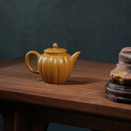 龙德堂陶艺 汤宣武制 《群芳吐艳》原矿黄金段 220cc 库存请咨询客服 商品图3