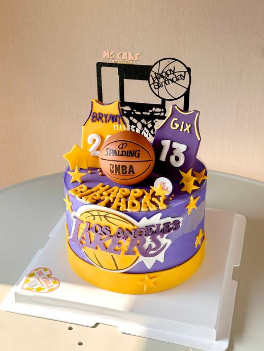 篮球|湖人队球衣蛋糕 商品图0