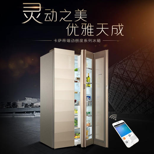 卡萨帝（Casarte）冰箱 BCD-801WBCAU1 商品图0