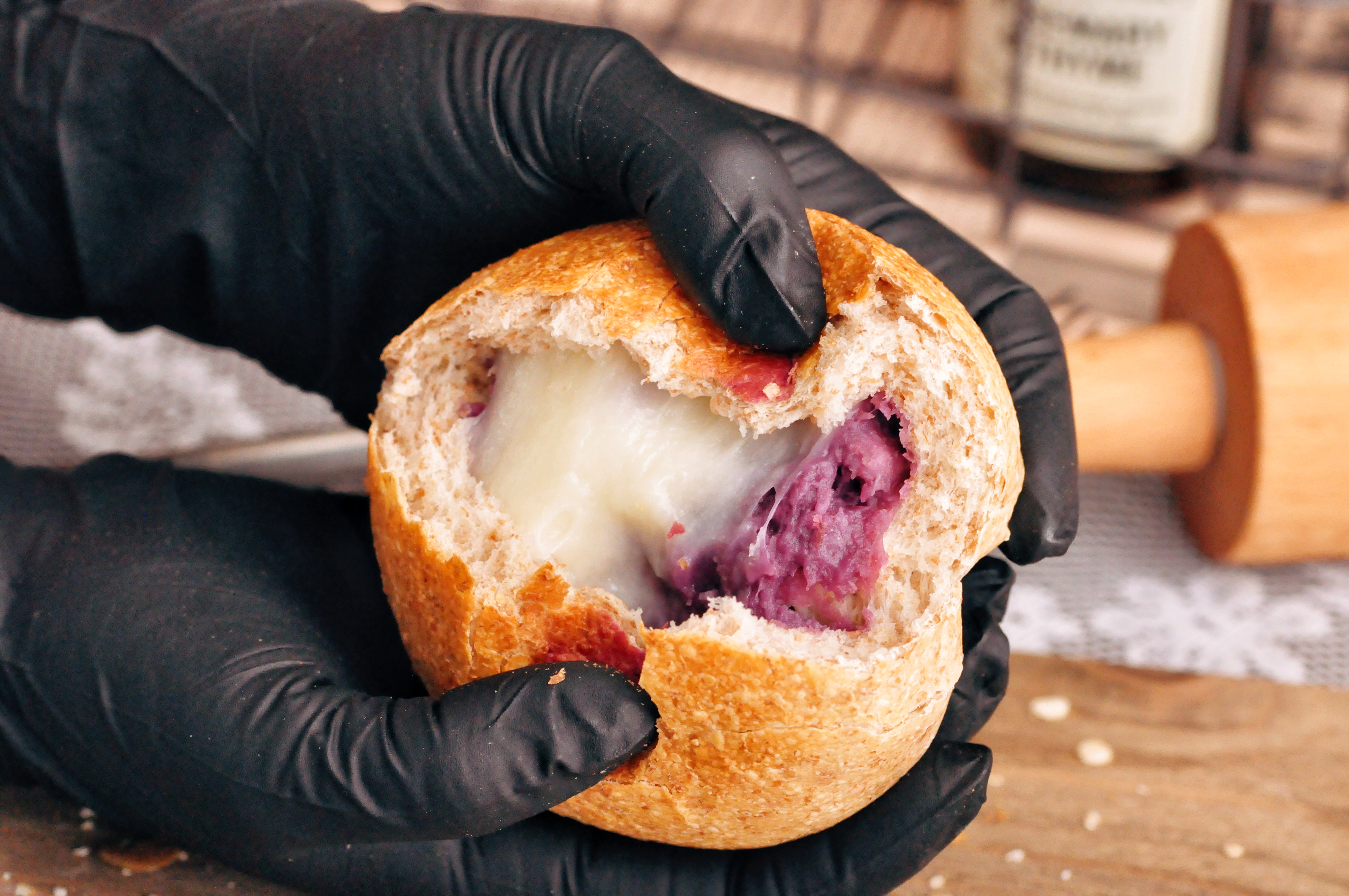 减脂欧包-无糖全麦麻薯芋泥-每日现做减脂餐包012