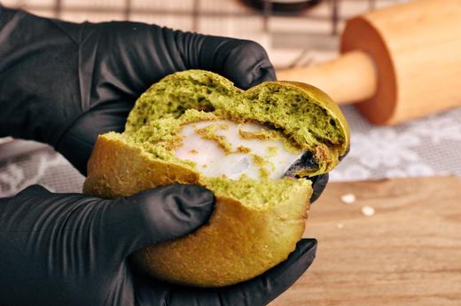 减脂欧包-无糖芝士抹茶乌米芋泥麻薯-每日现做减脂餐包005 商品图1