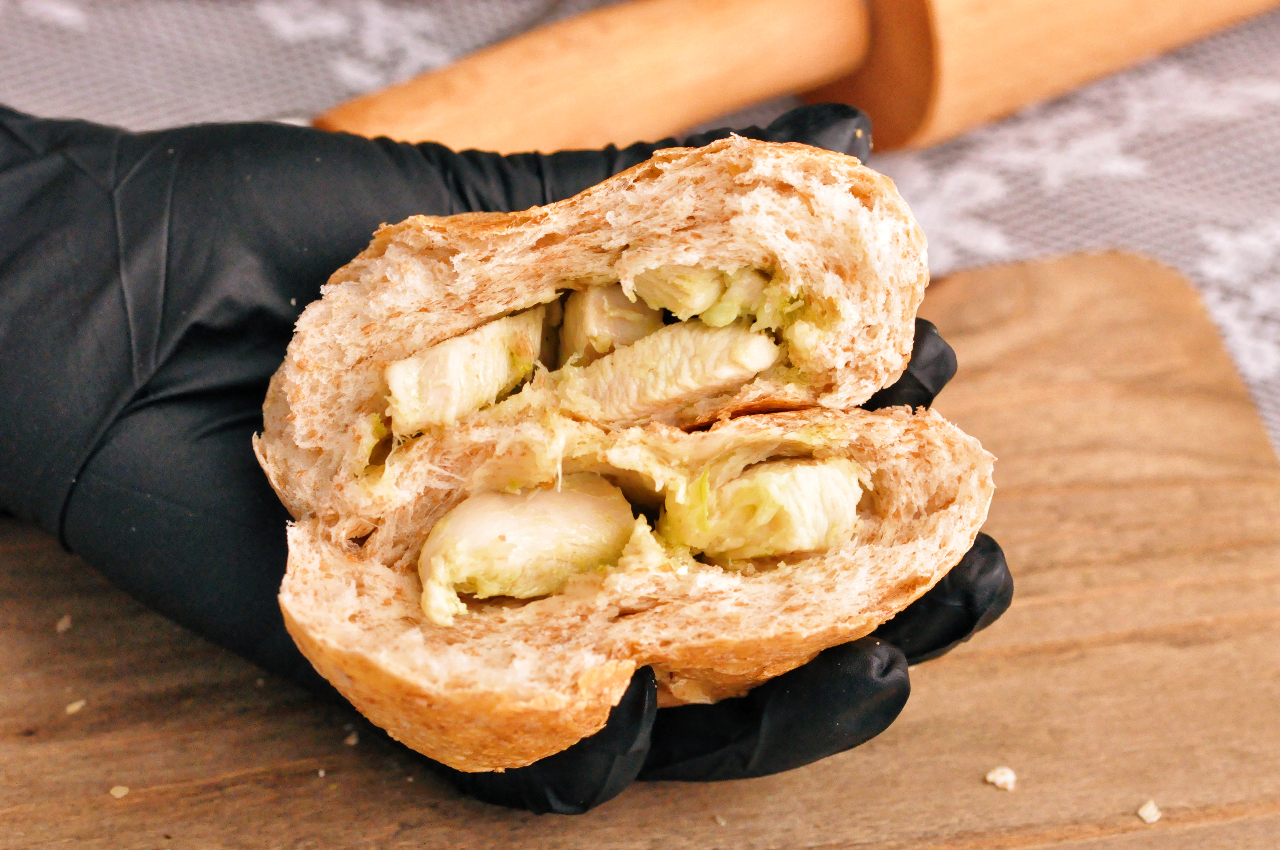 减脂欧包-无糖全麦藤椒鸡胸-每日现做减脂餐包009