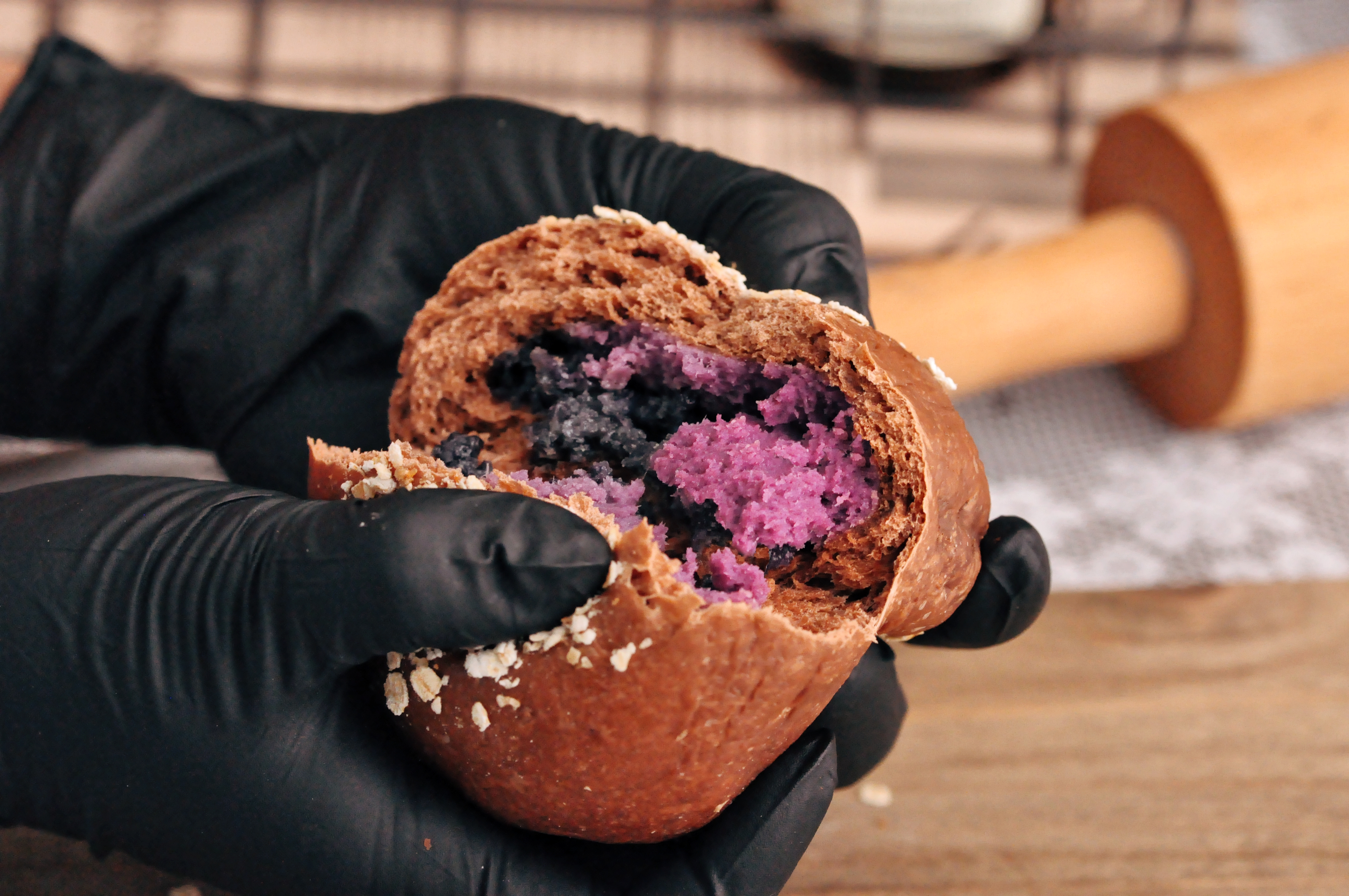 减脂欧包-无糖巧克力乌米芋泥-每日现做减脂餐包004