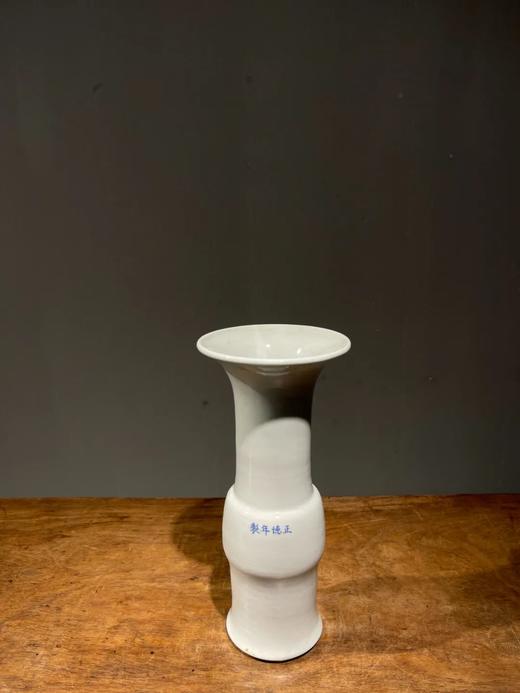 甜白釉花觚形赏瓶，顺丰包邮 商品图3