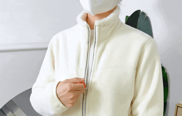 比羽绒服轻便！比大衣暖和！不到百元的两穿奥粒绒外套，降温就穿它，美到不像话！