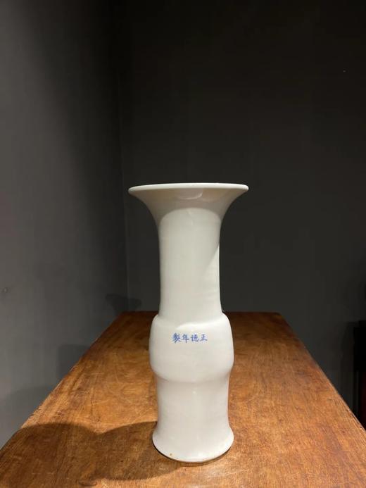 甜白釉花觚形赏瓶，顺丰包邮 商品图2