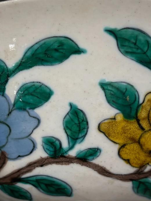 素三彩花蝶紋撇口碗，顺丰包邮 商品图6