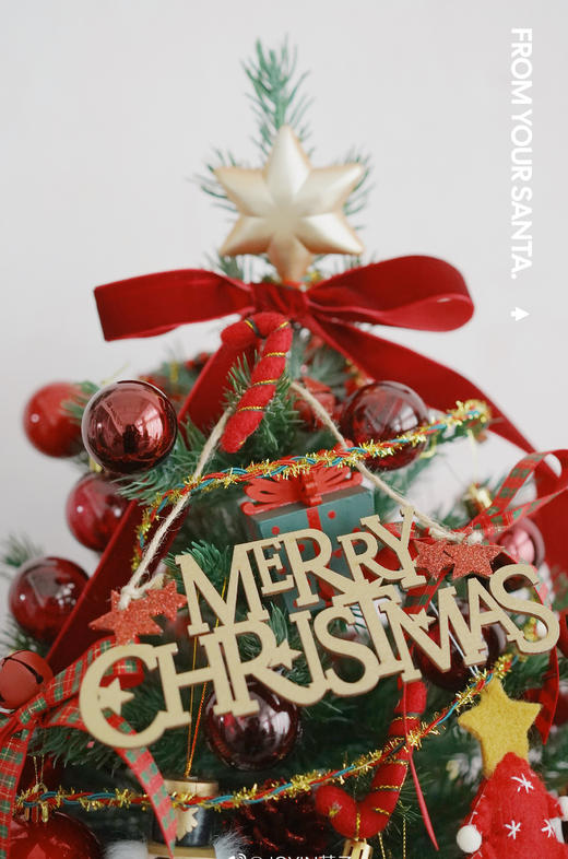 【圣诞花盒】小香风圣诞花盒全链接/针织布花盒/绒布花盒/格子花盒（22*13cm) 商品图6