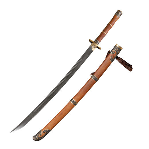 宏志明刀剑 龙泉传统刀剑 沈广隆宝剑 手工刀剑 花纹钢 未开刃 商品图8