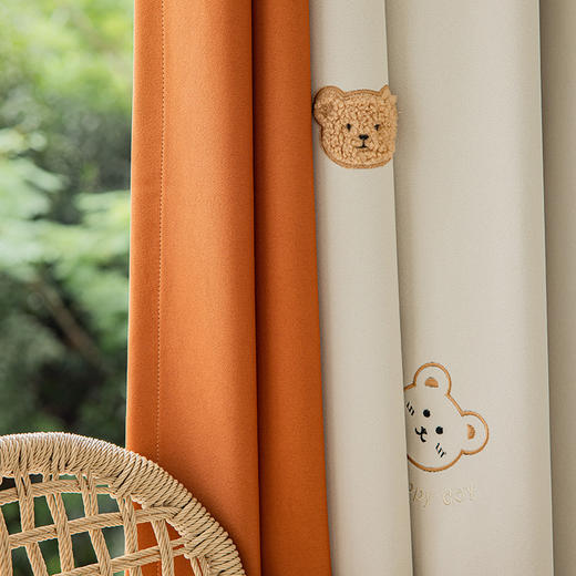 【小熊软糖】【 小羊咩咩】金蝉卡通儿童房拼接款窗帘 商品图6