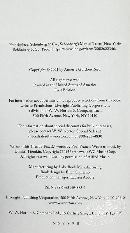 【中商原版】六月十五日 普利策奖得主作品 英文原版 Annette Gordon Reed On Juneteenth 商品图3
