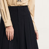谜底百褶半身裙2024春季新款复古学院风高腰百搭A型长裙241MB0084 商品缩略图3