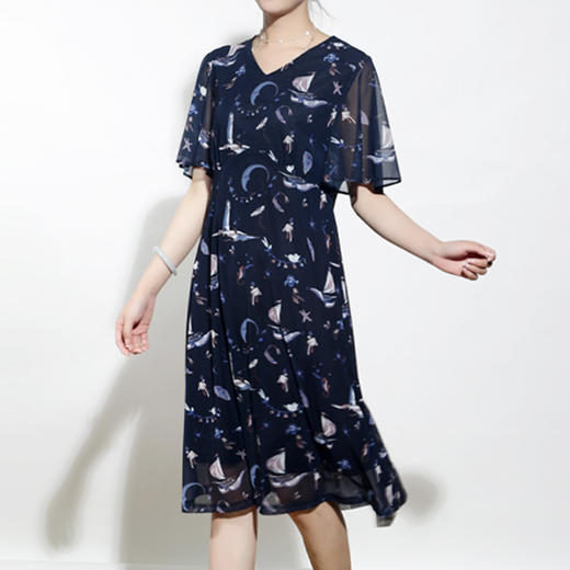 MH2L216麦克斯菲瑞印花连衣裙 商品图1