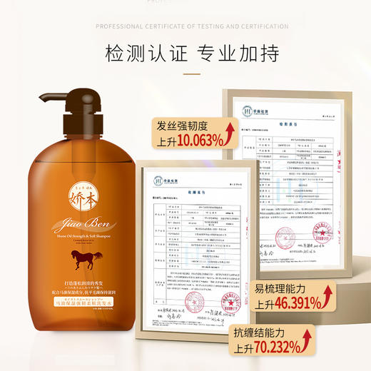 娇本马油洗发护发两件套装 商品图3