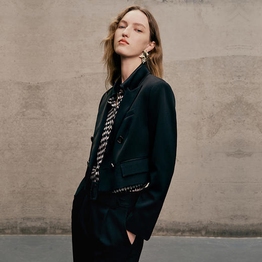 EITIE爱特爱春季新款短款西装外套7303004 商品图2