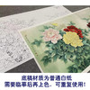【大彩图】李晓明横幅工笔画白描底稿《春色满园》牡丹临摹勾线花鸟线稿KA20 商品缩略图3